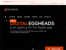 Tablet Screenshot of digitaleggheads.com